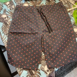 BROOKLYN CLOTH MENS NAVY RED STARS SHORTS